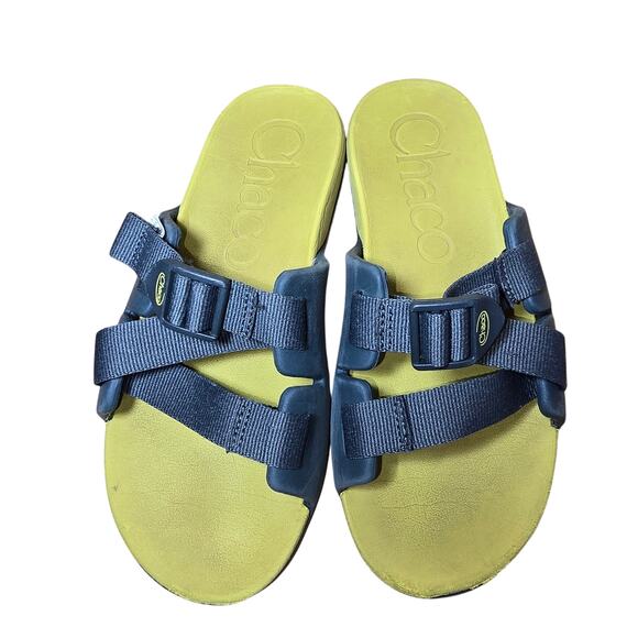 Chacos Chillos Slides Scarab Green Outdoor Slip-On Sandals Youth Kids Jr. Size 4 - Picture 1 of 7